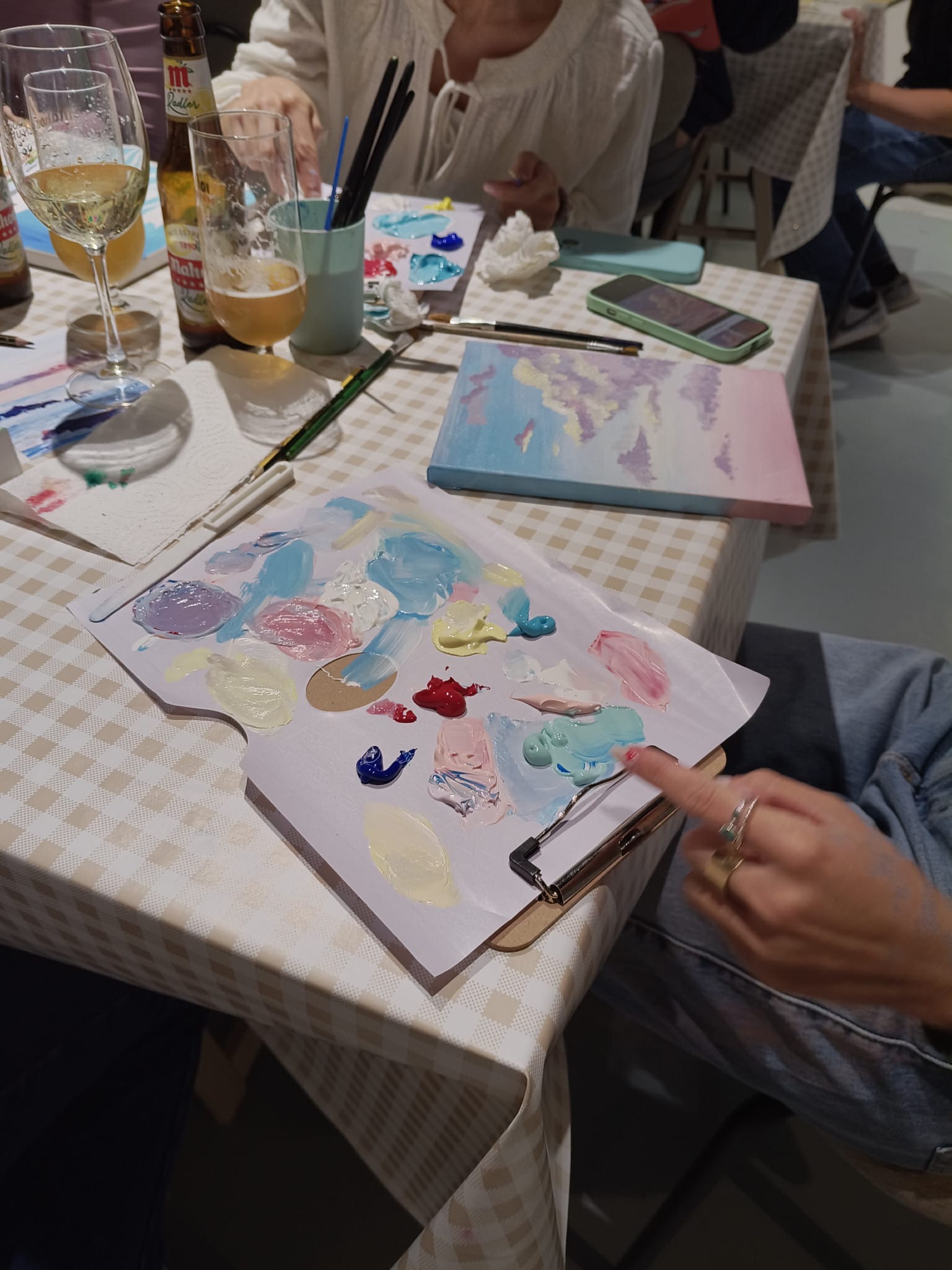 Taller de wine & paint - Imagen 3