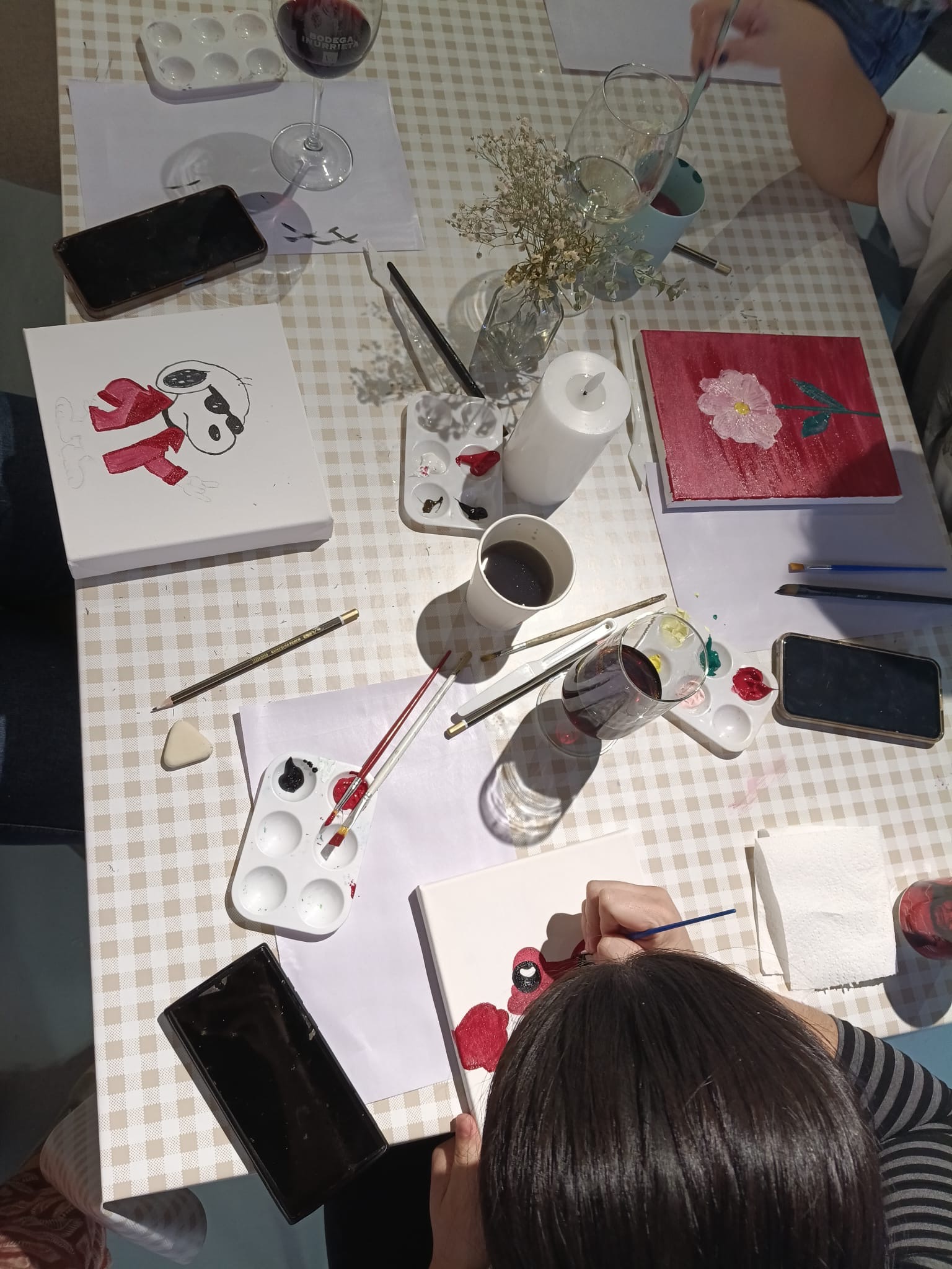 Taller de wine & paint - Imagen 13