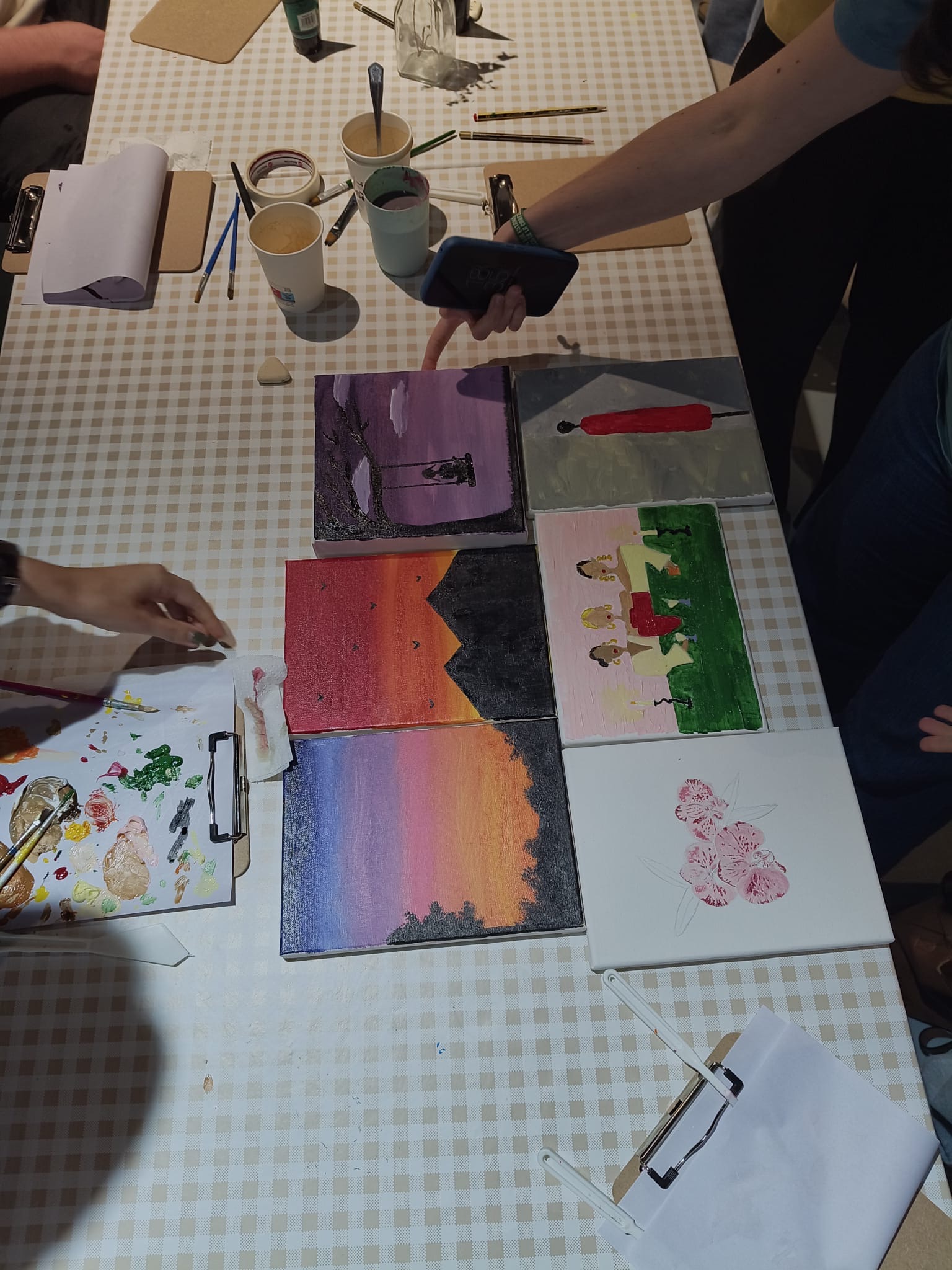 Taller de wine & paint - Imagen 17