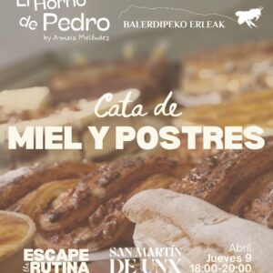 Cata de Miel y Postres.